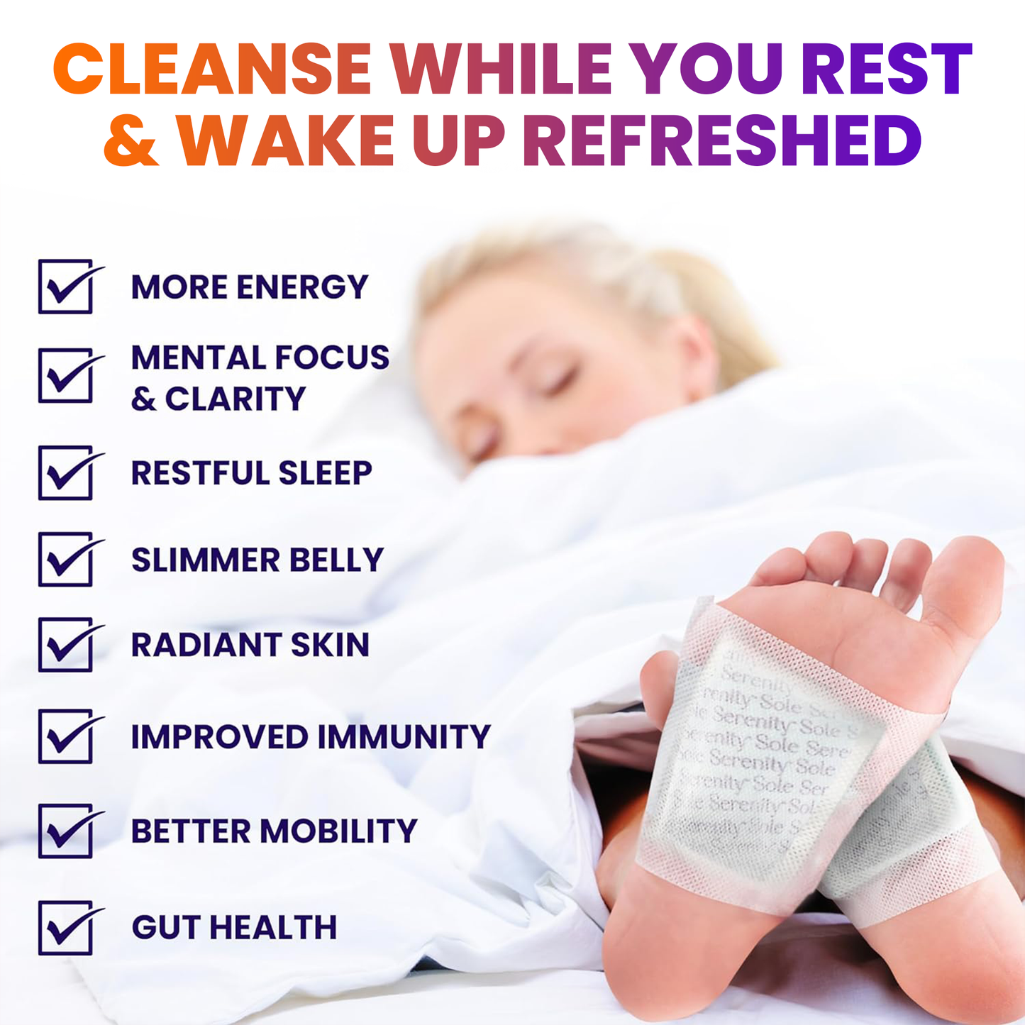 snooz® - Good Night Sleep Detox Foot Pads