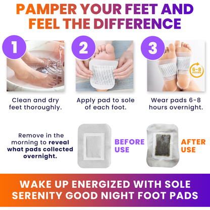 snooz® - Good Night Sleep Detox Foot Pads